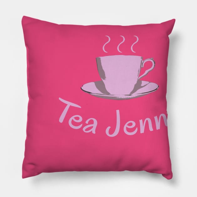 Scottish Tea Jenny Pillow by TimeTravellers