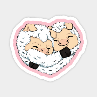 cute, funny and loving sheep Magnet