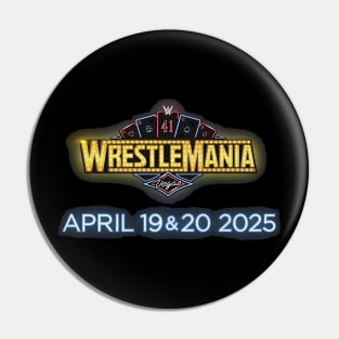 Wrestlemania 41 — Las Vegas Logo Pin
