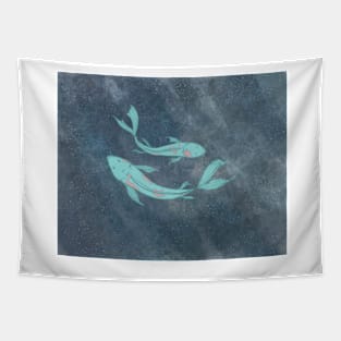 Space Kois 2 Tapestry