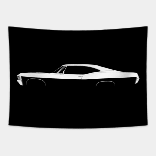 Chevrolet Impala SS (1967) Silhouette Tapestry