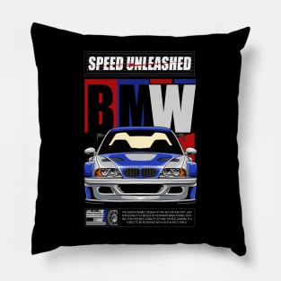 GTR E46 Speed Unleashed Pillow