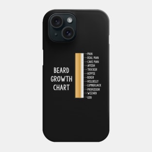 Beard Growth Chart Phone Case