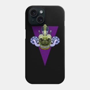 EYECHO Sri Lanka Neon Purple Devil Yaka Mask (Yaka, Raaksha) Phone Case