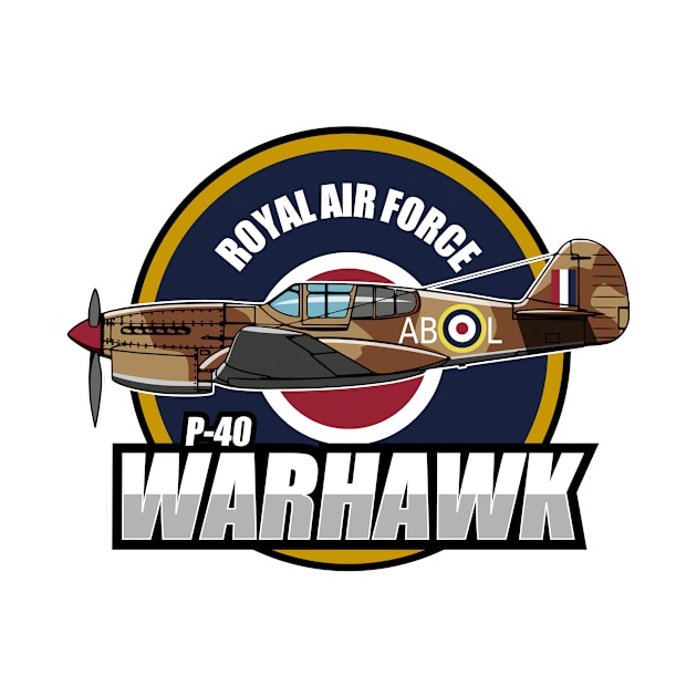 P-40 Warhawk by Tailgunnerstudios