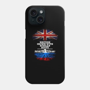 British Grown With Russian Roots - Gift for Russian With Roots From Russia Phone Case