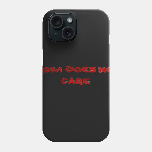 Crom Does Not Care Phone Case by Starships & Steel