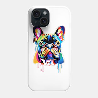 French Bulldog Watercolor Drip Phone Case