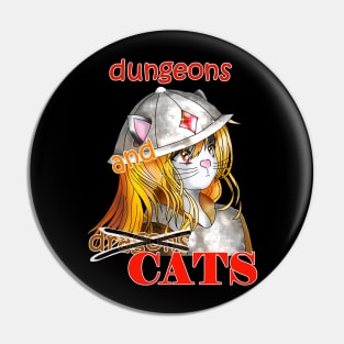 dungeons and dragons cat in shining armor Pin