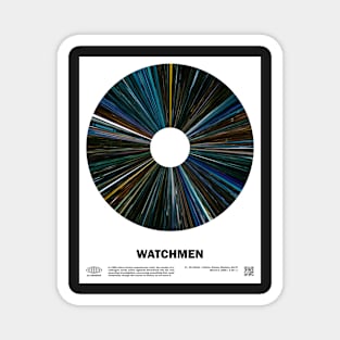 minimal_Watchmen Warp Barcode Movie Magnet