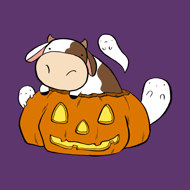 Spooky Halloween Cow by saradaboru