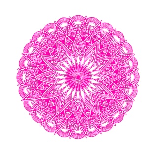 Mandala (pink) T-Shirt