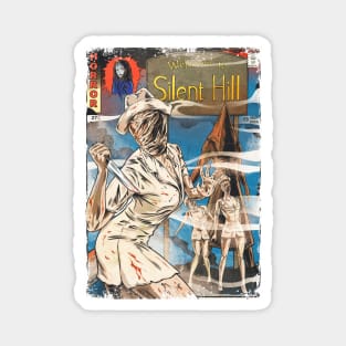 Aesthetic Silent Hill Horror Movie Magnet