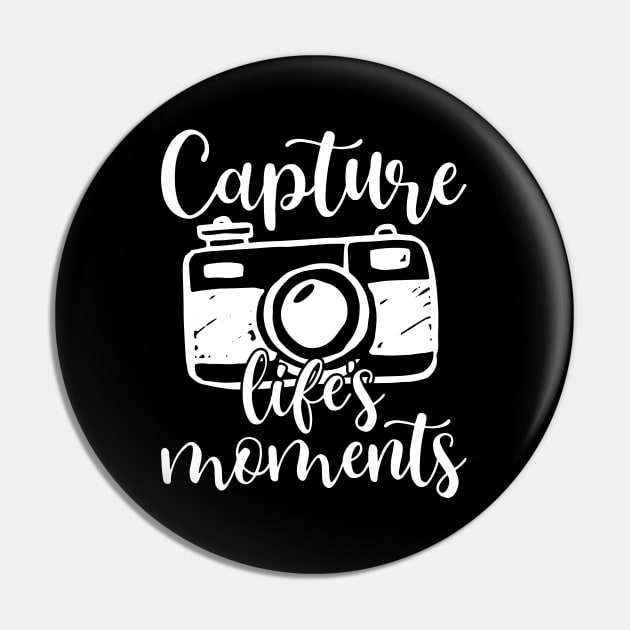 Capture Life's Moments Photography Pin by GlimmerDesigns