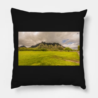 Mountain of Honolulu Pillow