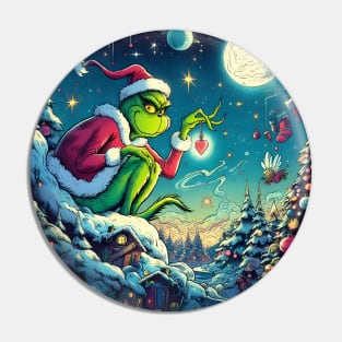 Whimsical Holidays: Grinch-Inspired Artwork and Festive Delights Pin