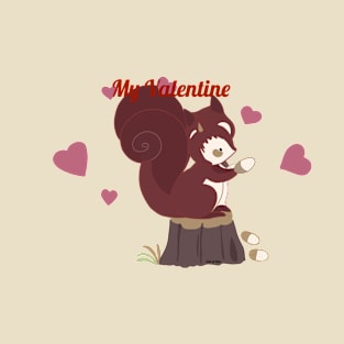 Squirrels valentine T-Shirt