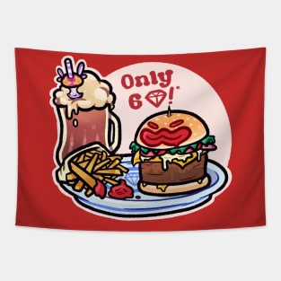 Wacky Meal! Tapestry