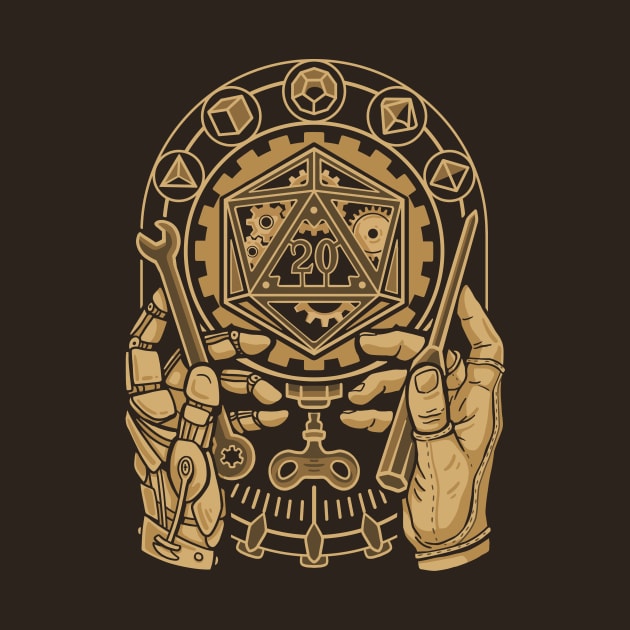 Clockwork D20 by MaratusFunk