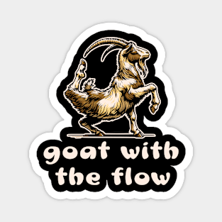 Goat Yoga Meditation Magnet