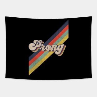 retro vintage color Prong Tapestry