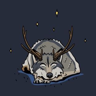 The Antlered Wolf x Summer - Star Bathe T-Shirt