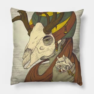 Demon Hunter (art print) Pillow