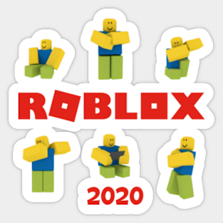 roblox characters custom sticker by overthink1 redbubble