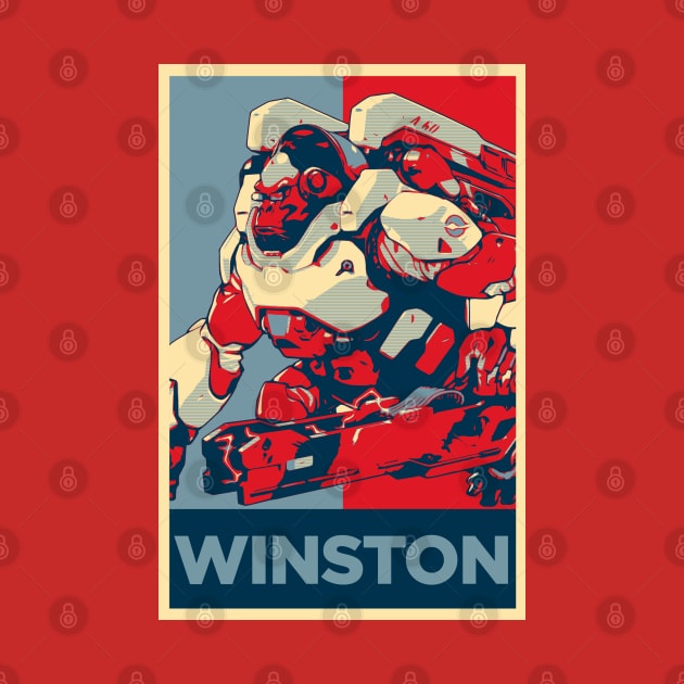 Winston Poster by Anguru