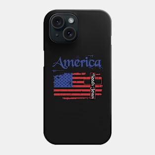 America Needs Jesus Phone Case