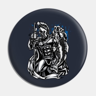 Spartan Fishing Pin