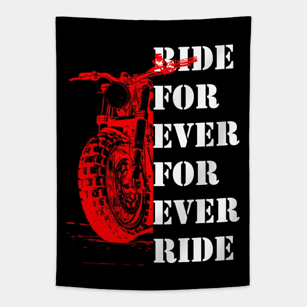 T100 Scrambler For Ever Ride Tapestry by TwoLinerDesign