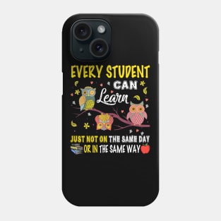 Every Student Can Learn Cute Owl Student Teacher Phone Case