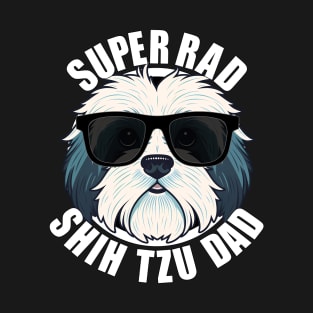 Shih Tzu Dad Funny Father's Day Dog Dad Men's T-Shirt