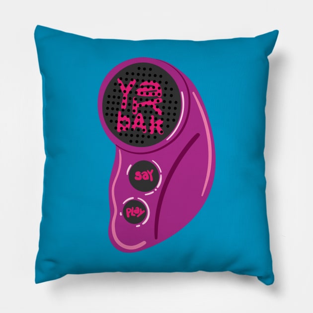 Yak Bak (Purple) Pillow by NeaandTheBeard