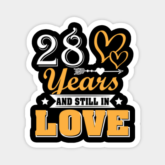 28 Years And Still In Love 28th Wedding Anniversary Shirt 28th