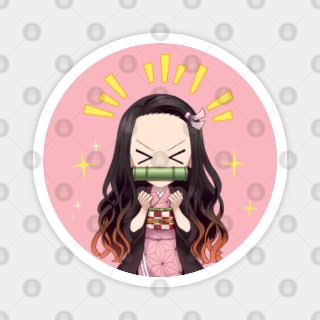 Kimetsu No Yaiba Nezuko Kamado Chibi Oni Kimetsu No Yaiba Iman Teepublic Mx - zenitsu hair roblox