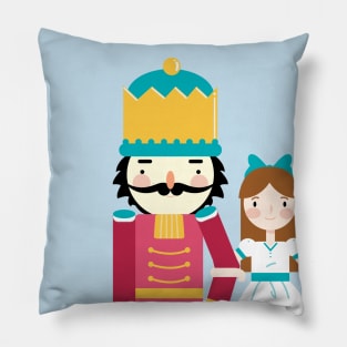 The nutcracker & Clara Pillow