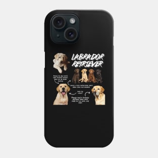 Labrador Retriever Fun Facts Phone Case