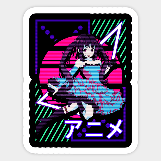 Aesthetic Vaporwave Anime Girl EDM Dance Music Digital Art by The Perfect  Presents - Pixels Merch