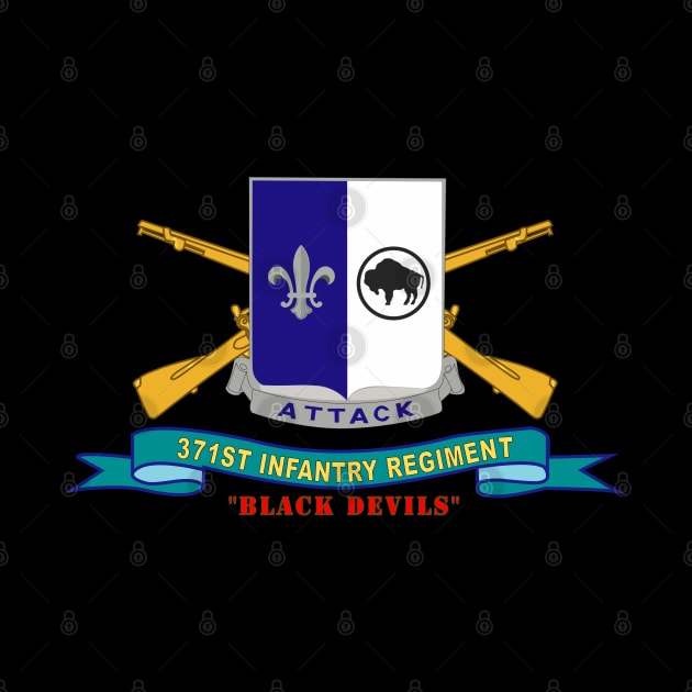 371st Infantry Regiment - Black Devils (V0) w Br - Ribbon by twix123844