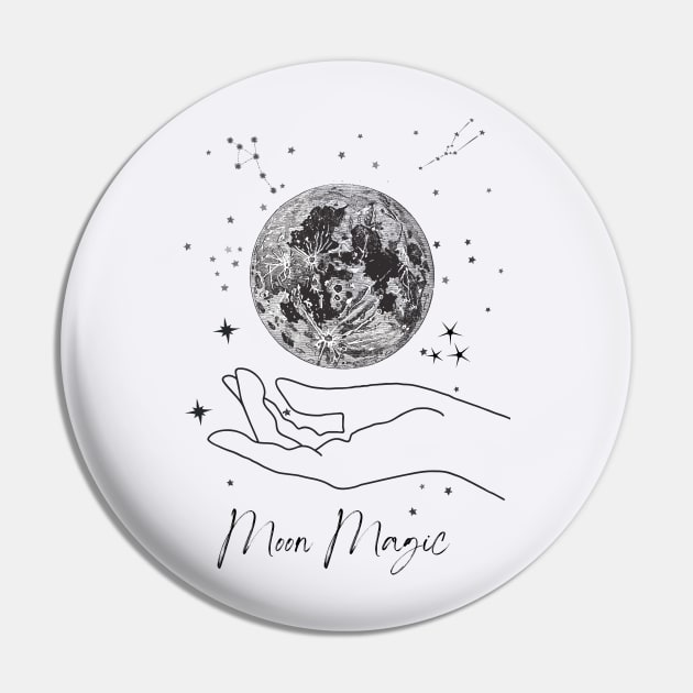 Moon Magic Light Pin by AtHomeNinjaKeisha