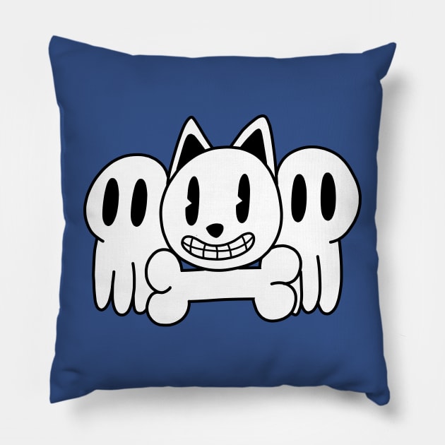 Pirate Cat Cove Pillow by pako-valor