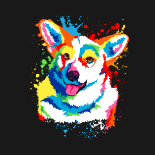 Watercolor Corgi T-Shirt