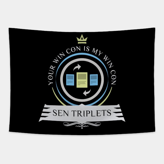 Commander Sen Triplets Tapestry by epicupgrades