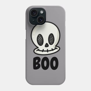 Cute Skull Boo Halloween Phone Case