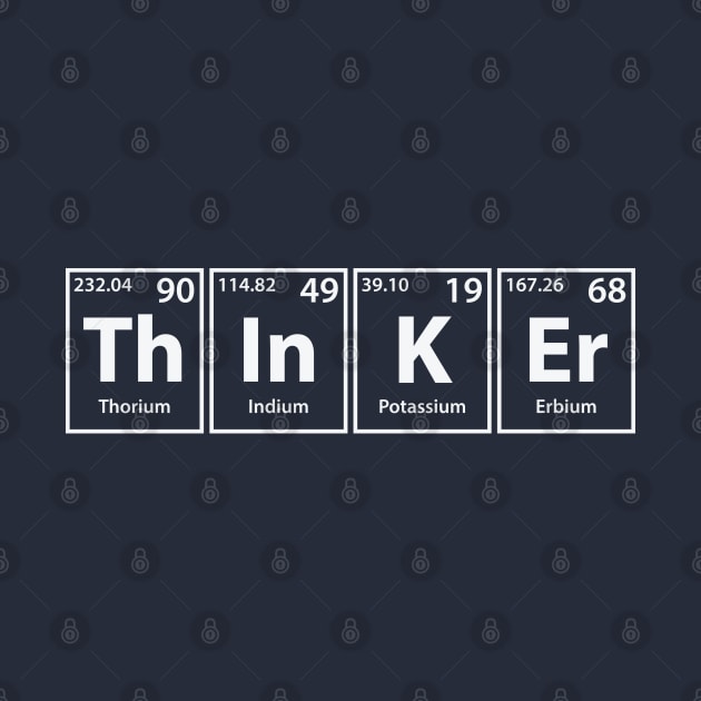 Thinker (Th-In-K-Er) Periodic Elements Spelling by cerebrands