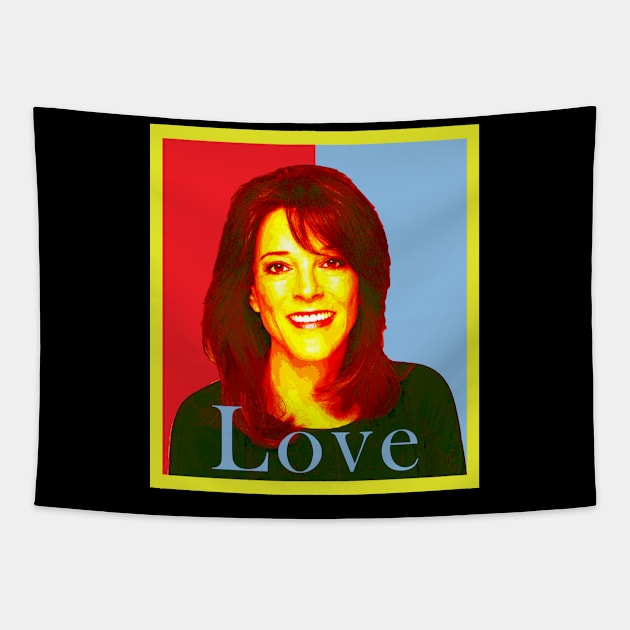 vote for love Tapestry by Yaman