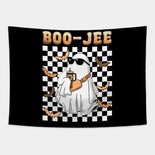 Spooky Season Cute Ghost Halloween Costume Boujee Boo-Jee Tapestry