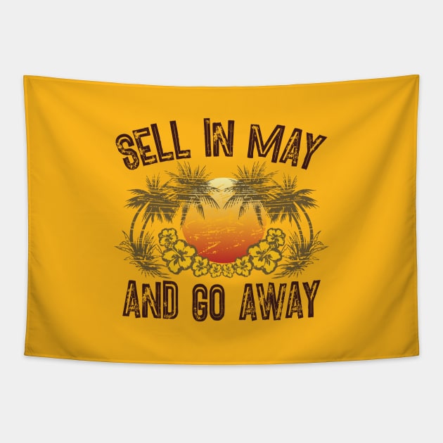 Sell in May and Go Away Tapestry by investortees